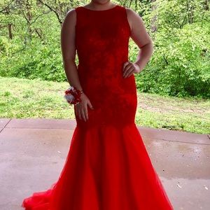 Prom Dress (Red)